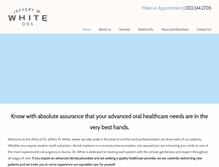 Tablet Screenshot of drjeffwhite.com